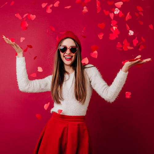 Mylar Heart Confetti (1kg loose)