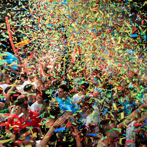 Multi Confetti Rectangle Paper (1kg)